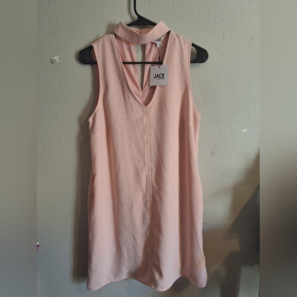 NWT Jack By BB Dakota Elegant Pink Sleeveless Dress - Picture 3 of 4